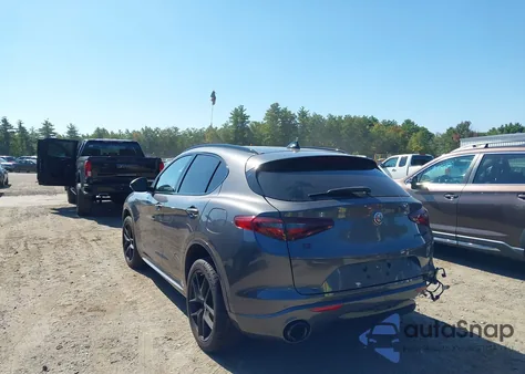 2020 Alfa Romeo Stelvio Ti Sport Awd из США, поврежденный, VIN ZASPAKBN7L7C83600